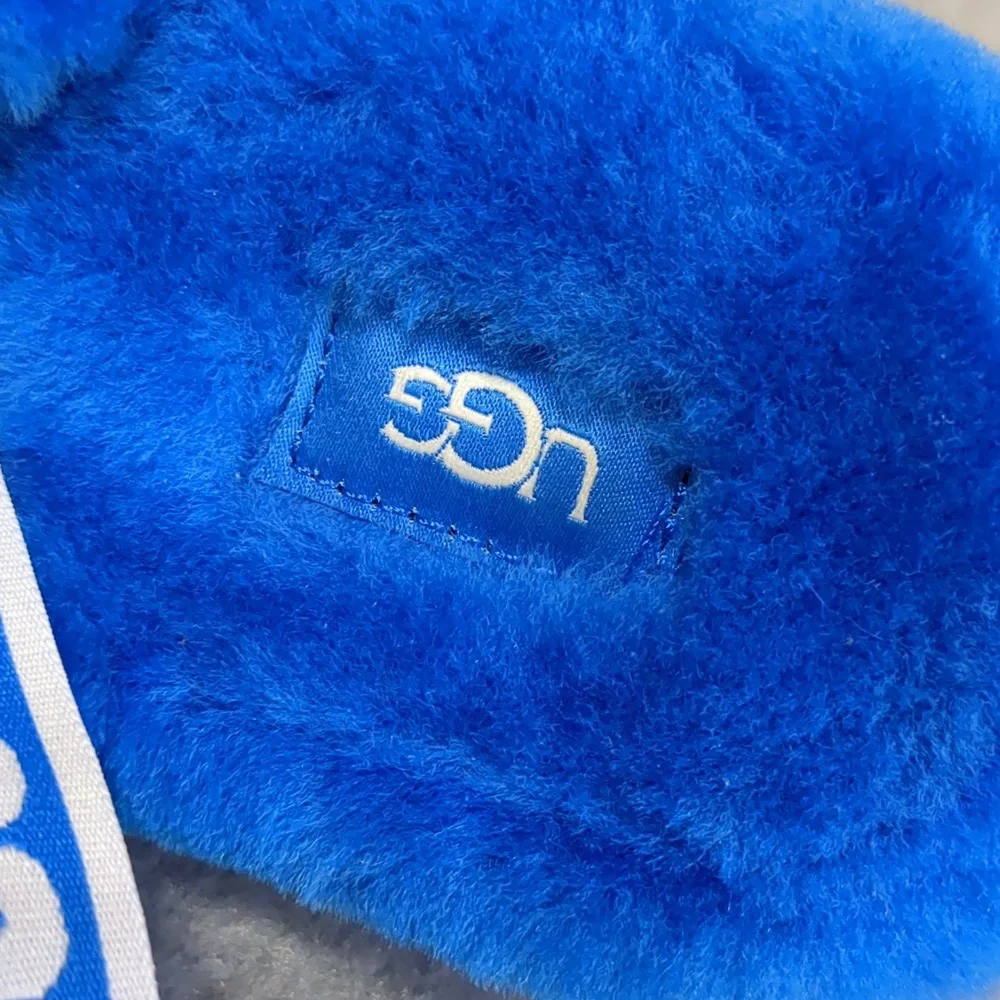 UGG Women's Oh Yeah Sheepskin Slippers in Dive Blue Sz 9 NWOT - Picture 6 of 11